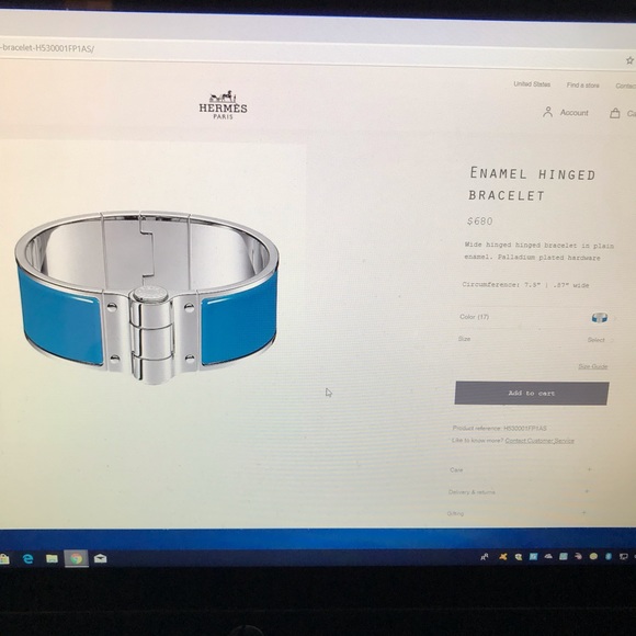 Hermès hinged bracelet - Picture 5 of 5